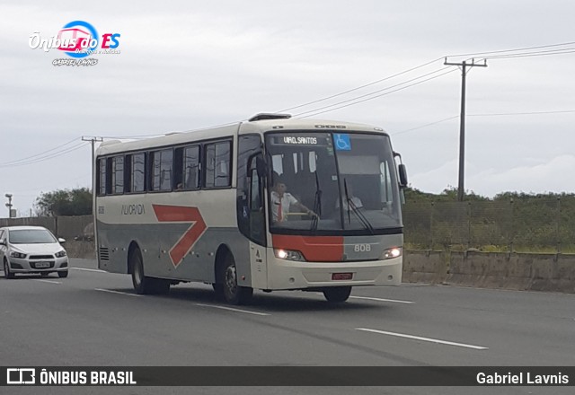 Viação Alvorada 808 na cidade de Vila Velha, Espírito Santo, Brasil, por Gabriel Lavnis. Número da foto: #7799779.