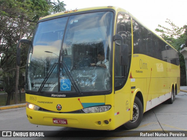 Viação Itapemirim 8863 na cidade de São Paulo, São Paulo, Brasil, por Rafael Nunes Pereira. Número da foto: #7798185.