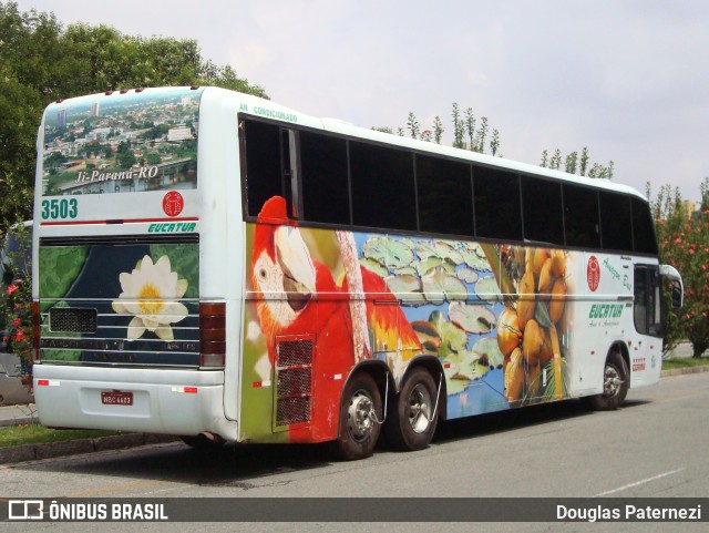 Eucatur - Empresa União Cascavel de Transportes e Turismo 3503 na cidade de Curitiba, Paraná, Brasil, por Douglas Paternezi. ID da foto: 7798949.