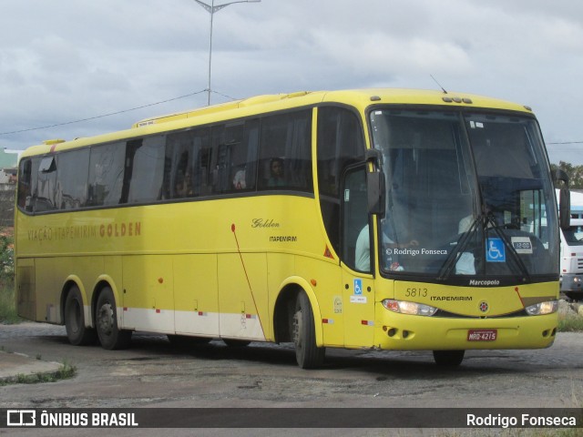 Viação Itapemirim 5813 na cidade de Caruaru, Pernambuco, Brasil, por Rodrigo Fonseca. ID da foto: 7799089.