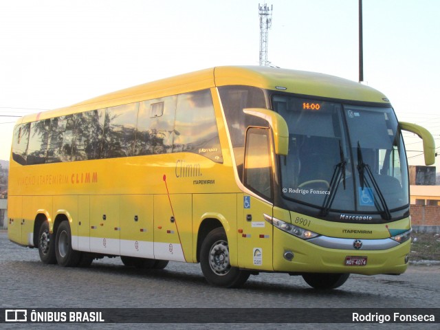 Viação Itapemirim 8901 na cidade de Caruaru, Pernambuco, Brasil, por Rodrigo Fonseca. Número da foto: #7799148.