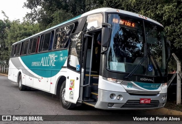 Expresso Allure 20 na cidade de Matozinhos, Minas Gerais, Brasil, por Vicente de Paulo Alves. Número da foto: #7798872.