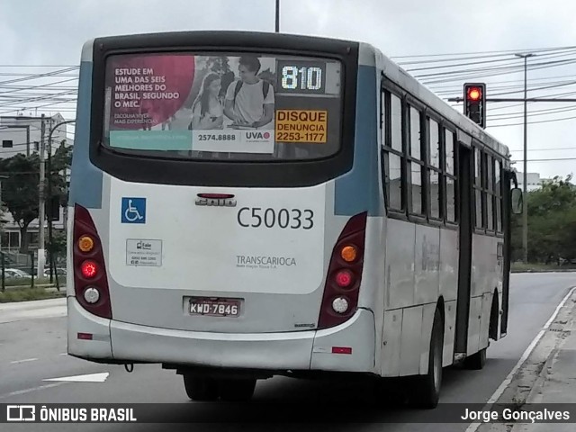 Tijuquinha - Auto Viação Tijuca C50033 na cidade de Rio de Janeiro, Rio de Janeiro, Brasil, por Jorge Gonçalves. Número da foto: #7797787.
