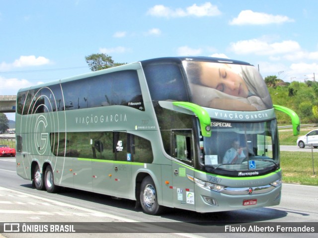 Viação Garcia 7307 na cidade de Araçariguama, São Paulo, Brasil, por Flavio Alberto Fernandes. Número da foto: #7798020.