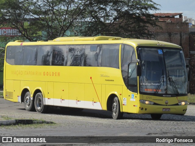 Viação Itapemirim 5705 na cidade de Caruaru, Pernambuco, Brasil, por Rodrigo Fonseca. Número da foto: #7798635.