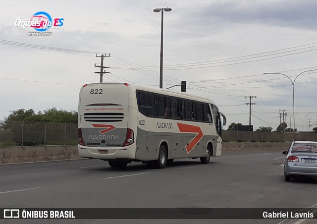 Viação Alvorada 822 na cidade de Vila Velha, Espírito Santo, Brasil, por Gabriel Lavnis. Número da foto: #7799787.