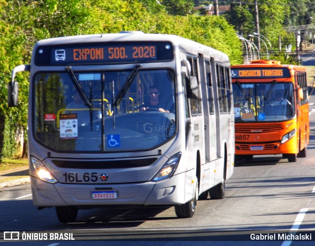 Viação Tamandaré 16L65 na cidade de Curitiba, Paraná, Brasil, por Gabriel Michalski. Número da foto: #7798653.