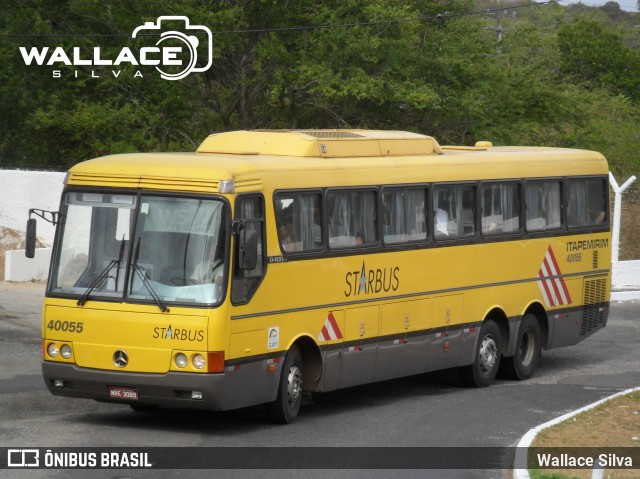 Viação Itapemirim 40055 na cidade de Aracaju, Sergipe, Brasil, por Wallace Silva. Número da foto: #7798255.