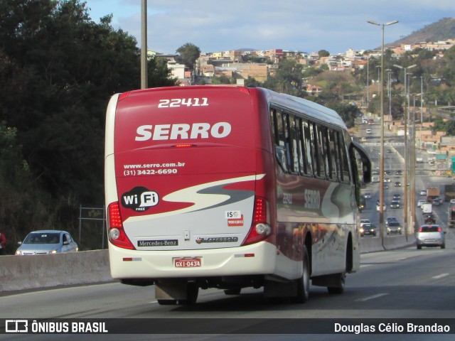 Viação Serro 22411 na cidade de Belo Horizonte, Minas Gerais, Brasil, por Douglas Célio Brandao. ID da foto: 7799088.