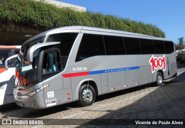 Auto Viação 1001 RJ 108.146 na cidade de Belo Horizonte, Minas Gerais, Brasil, por Vicente de Paulo Alves. Número da foto: #7799229.