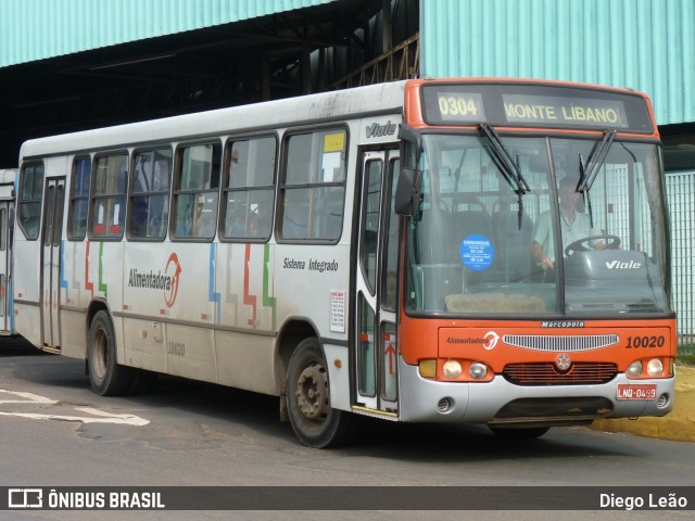 Auto Viação Beira Rio 10020 na cidade de Piracicaba, São Paulo, Brasil, por Diego Leão. Número da foto: #7799092.