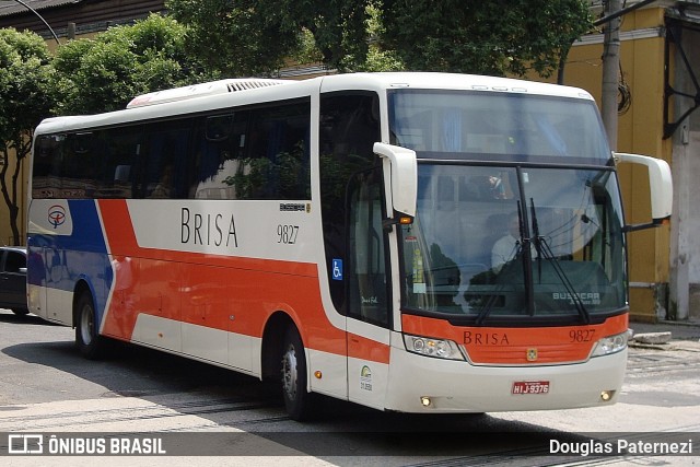 Brisa Ônibus 9827 na cidade de Rio de Janeiro, Rio de Janeiro, Brasil, por Douglas Paternezi. Número da foto: #7799000.