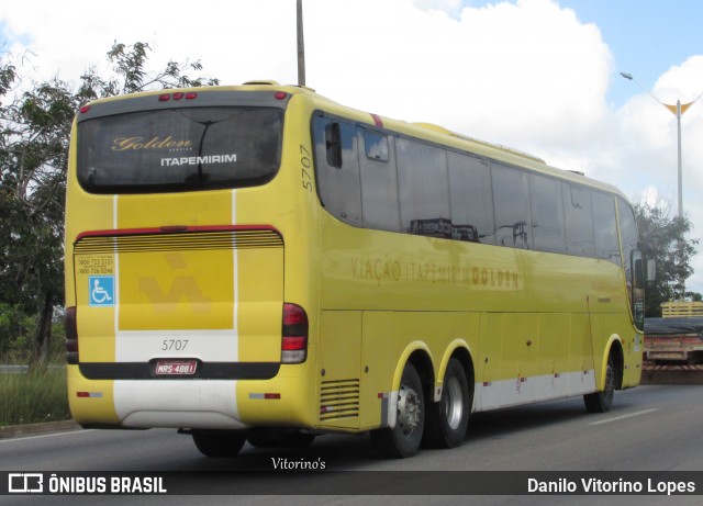 Viação Itapemirim 5707 na cidade de Parnamirim, Rio Grande do Norte, Brasil, por Danilo Vitorino Lopes. Número da foto: #7800157.