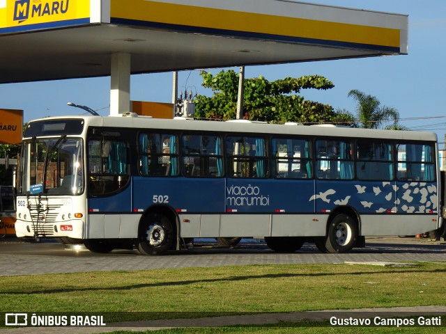 Viação Marumbi 502 na cidade de Pontal do Paraná, Paraná, Brasil, por Gustavo Campos Gatti. ID da foto: 7881084.