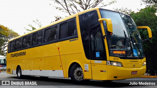 Viação Itapemirim 9717 na cidade de São Paulo, São Paulo, Brasil, por Julio Medeiros. ID da foto: 7881517.