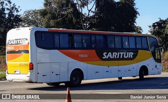 Saritur - Santa Rita Transporte Urbano e Rodoviário 11600 na cidade de Carmo do Cajuru, Minas Gerais, Brasil, por Daniel Junior Sena. ID da foto: 7880739.