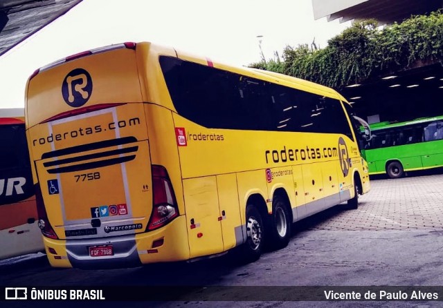 RodeRotas - Rotas de Viação do Triângulo 7758 na cidade de Belo Horizonte, Minas Gerais, Brasil, por Vicente de Paulo Alves. Número da foto: #7880201.