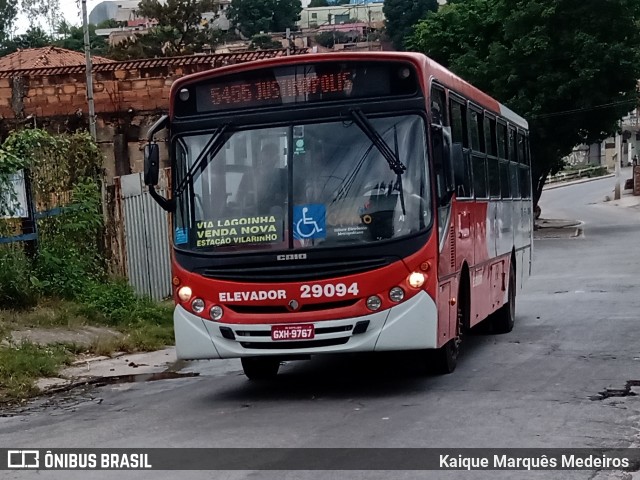 Transbus Transportes > Gávea Transportes 29094 na cidade de Ribeirão das Neves, Minas Gerais, Brasil, por Kaique Marquês Medeiros . Número da foto: #7880035.