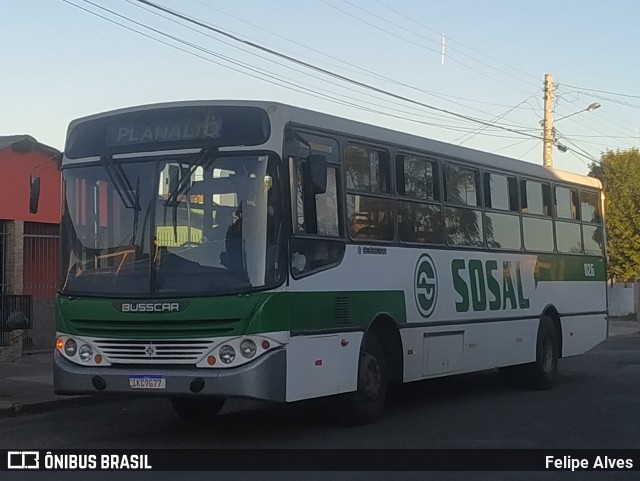 SOSAL - Sociedade de Ônibus Santanense 026 na cidade de Santana do Livramento, Rio Grande do Sul, Brasil, por Felipe Alves. ID da foto: 7880016.