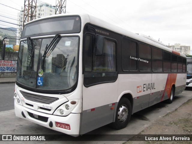 Evanil Transportes e Turismo RJ 132.150 na cidade de Nova Iguaçu, Rio de Janeiro, Brasil, por Lucas Alves Ferreira. ID da foto: 7880614.