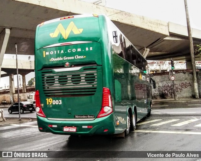 Viação Motta 19003 na cidade de Belo Horizonte, Minas Gerais, Brasil, por Vicente de Paulo Alves. ID da foto: 7880160.