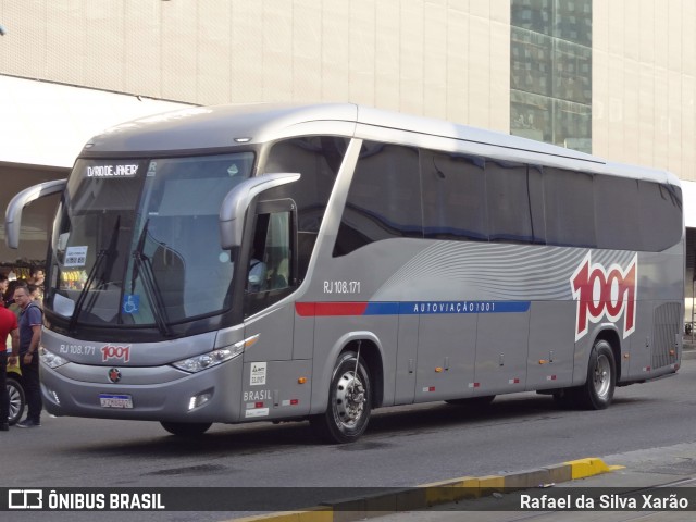 Auto Viação 1001 RJ 108.171 na cidade de Rio de Janeiro, Rio de Janeiro, Brasil, por Rafael da Silva Xarão. Número da foto: #7882134.