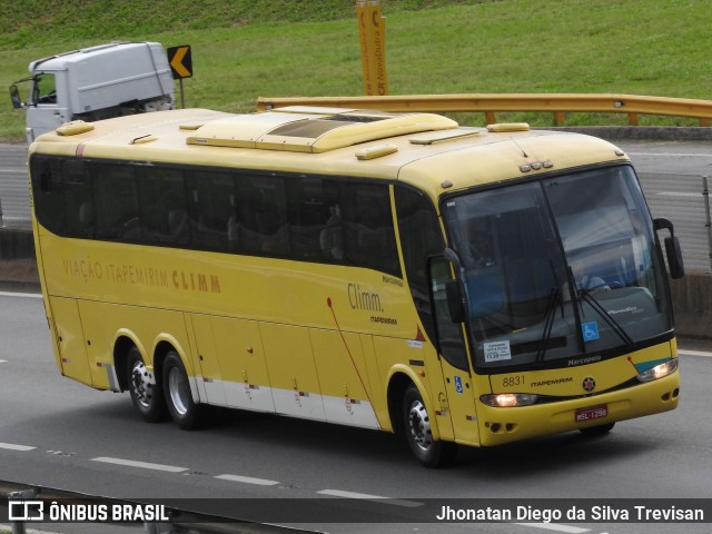 Viação Itapemirim 8831 na cidade de Lavrinhas, São Paulo, Brasil, por Jhonatan Diego da Silva Trevisan. Número da foto: #7882305.