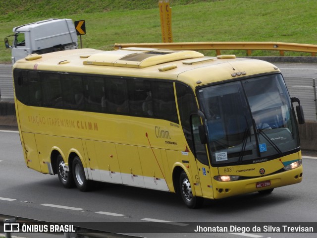 Viação Itapemirim 8831 na cidade de Lavrinhas, São Paulo, Brasil, por Jhonatan Diego da Silva Trevisan. ID da foto: 7882305.