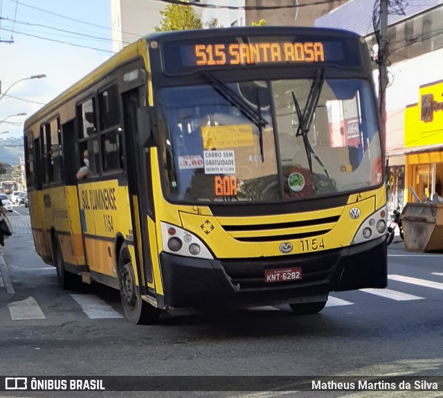 Viação Sul Fluminense 1154 na cidade de Volta Redonda, Rio de Janeiro, Brasil, por Matheus Martins da Silva. Número da foto: #7883183.