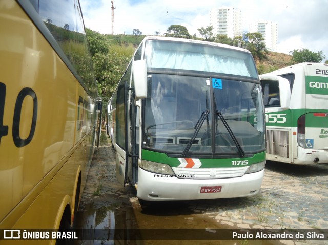 Empresa Gontijo de Transportes 11715 na cidade de Belo Horizonte, Minas Gerais, Brasil, por Paulo Alexandre da Silva. ID da foto: 7883981.