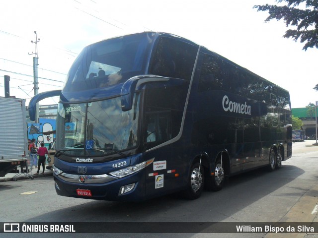 Viação Cometa 14303 na cidade de São Paulo, São Paulo, Brasil, por William Bispo da Silva. Número da foto: #7883177.