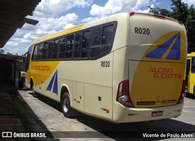 Empresa Alcino G. Cotta R020 na cidade de Matozinhos, Minas Gerais, Brasil, por Vicente de Paulo Alves. ID da foto: 7883016.