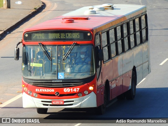 Viação Santa Edwiges 69147 na cidade de Belo Horizonte, Minas Gerais, Brasil, por Adão Raimundo Marcelino. ID da foto: 7885700.