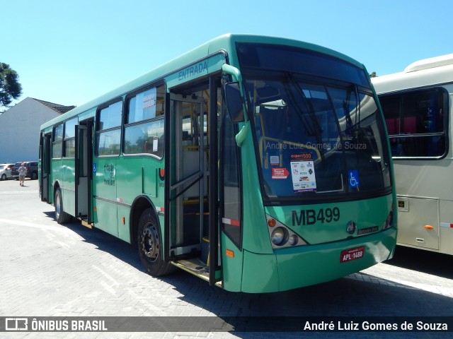 Auto Viação Mercês MB499 na cidade de Curitiba, Paraná, Brasil, por André Luiz Gomes de Souza. ID da foto: 7884291.