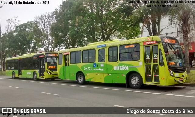 Viação Fortaleza 2.4.131 na cidade de Niterói, Rio de Janeiro, Brasil, por Diego de Souza Costa da Silva. Número da foto: #7883910.