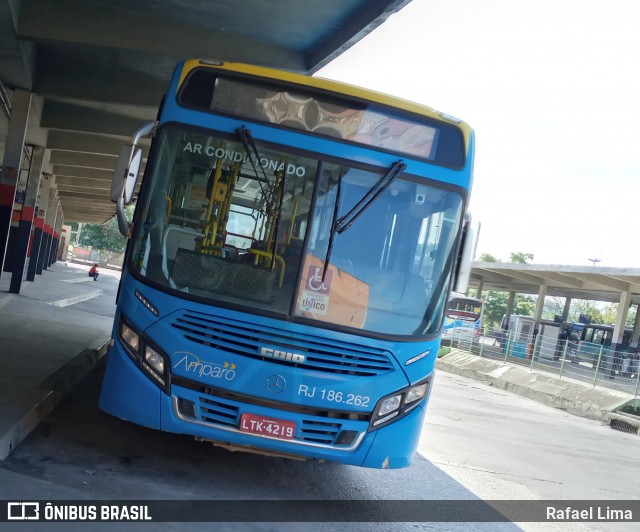 Viação Nossa Senhora do Amparo RJ 186.262 na cidade de Niterói, Rio de Janeiro, Brasil, por Rafael Lima. ID da foto: 7882992.