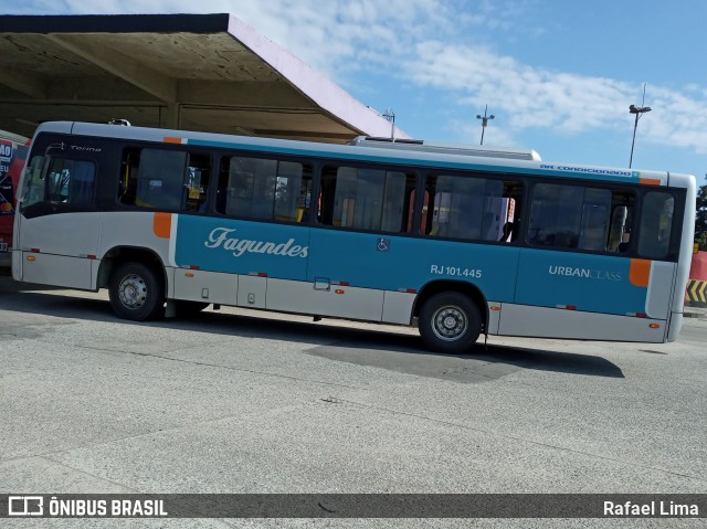 Auto Ônibus Fagundes RJ 101.445 na cidade de Niterói, Rio de Janeiro, Brasil, por Rafael Lima. Número da foto: #7882993.
