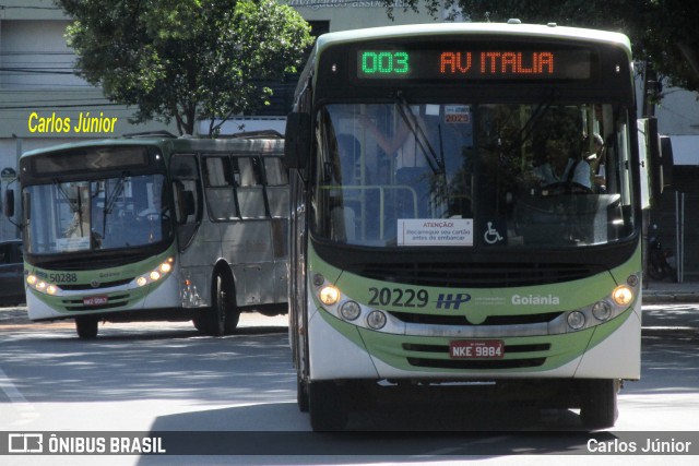 HP Transportes Coletivos 20229 na cidade de Goiânia, Goiás, Brasil, por Carlos Júnior. ID da foto: 7883987.