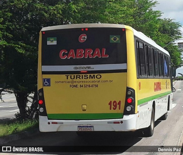 Expresso Cabral 191 na cidade de Natal, Rio Grande do Norte, Brasil, por Dennis Paz. Número da foto: #7883676.