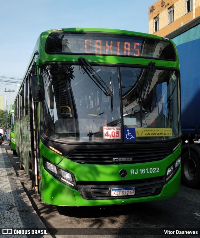 Transportes Santo Antônio RJ 161.022 na cidade de Duque de Caxias, Rio de Janeiro, Brasil, por Vitor Dasneves. Número da foto: #7883685.