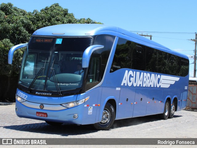 Viação Águia Branca 13982 na cidade de Vitória da Conquista, Bahia, Brasil, por Rodrigo Fonseca. Número da foto: #7883908.