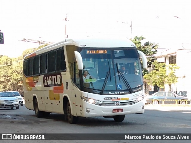 Saritur - Santa Rita Transporte Urbano e Rodoviário 23660 na cidade de Divinópolis, Minas Gerais, Brasil, por Marcos Paulo de Souza Alves. ID da foto: 7882968.