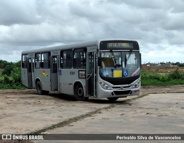 Viação Cidade de Maceió 5361 na cidade de Maceió, Alagoas, Brasil, por Perivaldo Silva de Vasconcelos . ID da foto: 7882769.