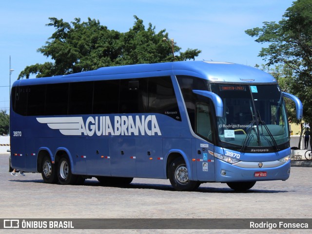 Viação Águia Branca 31970 na cidade de Vitória da Conquista, Bahia, Brasil, por Rodrigo Fonseca. ID da foto: 7884194.