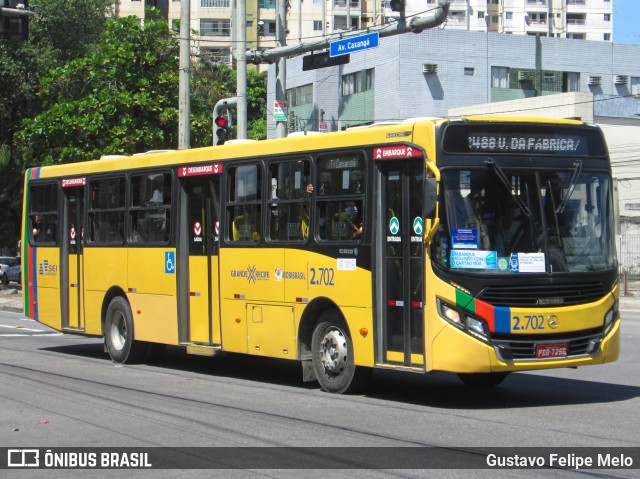 Mobibrasil São Lourenço >>> Mobi-PE 2.702 na cidade de Recife, Pernambuco, Brasil, por Gustavo Felipe Melo. Número da foto: #7885640.