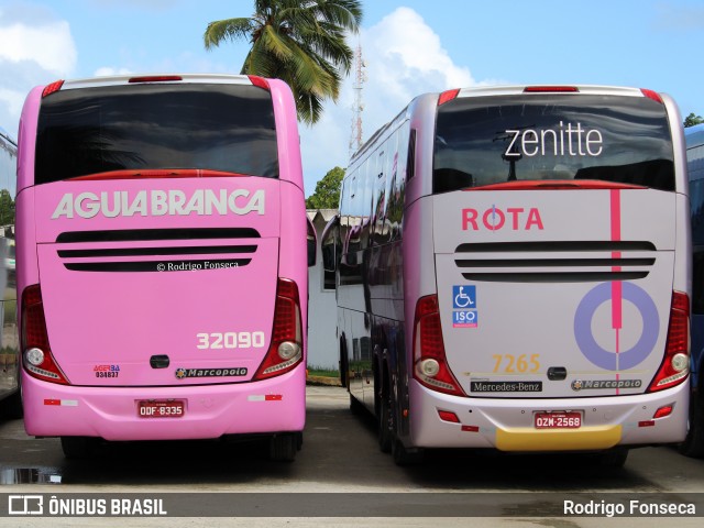 Viação Águia Branca 32090 na cidade de Maceió, Alagoas, Brasil, por Rodrigo Fonseca. Número da foto: #7883770.