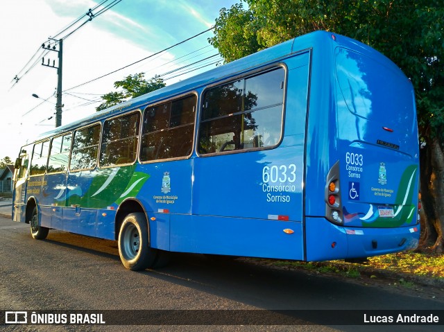 Expresso Vale do Iguaçu 6033 na cidade de Foz do Iguaçu, Paraná, Brasil, por Lucas Andrade. Número da foto: #7882663.