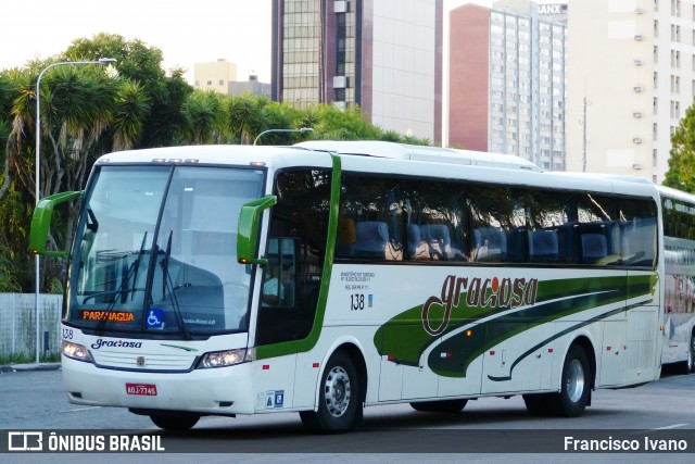 Viação Graciosa 138 na cidade de Curitiba, Paraná, Brasil, por Francisco Ivano. ID da foto: 7885830.