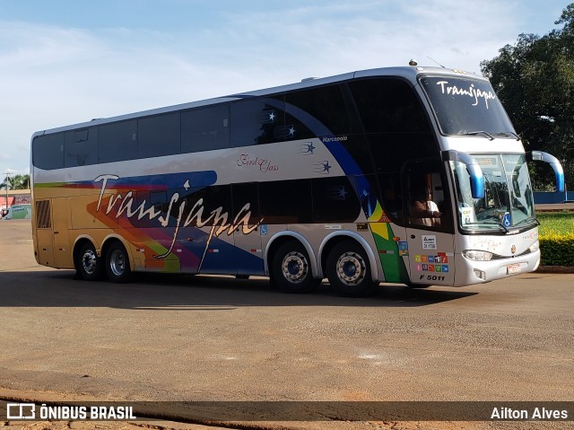 Transjapa Tours F 5011 na cidade de Luz, Minas Gerais, Brasil, por Ailton Alves. ID da foto: 7883019.