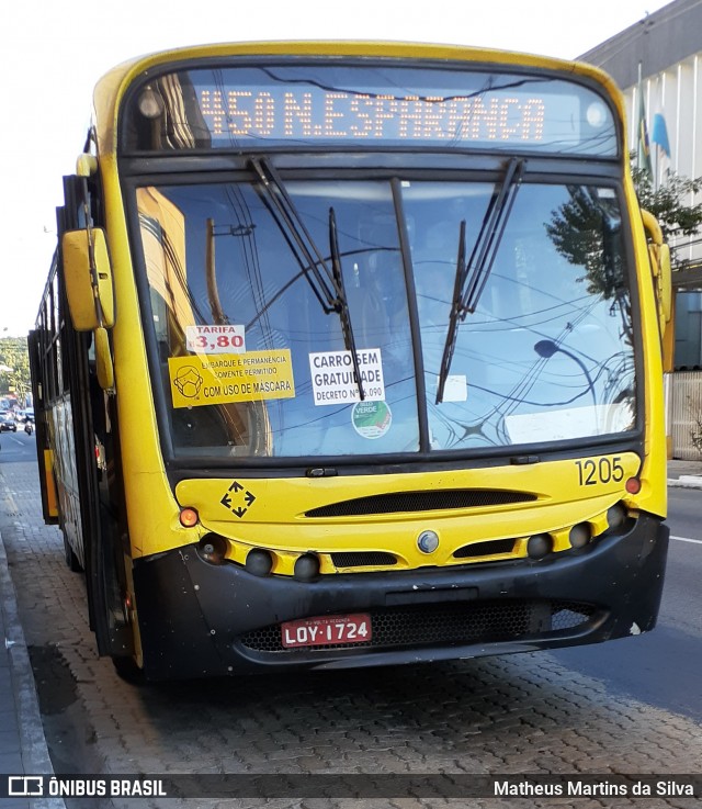 Viação Sul Fluminense 1205 na cidade de Volta Redonda, Rio de Janeiro, Brasil, por Matheus Martins da Silva. Número da foto: #7883170.